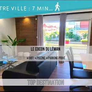  Appartement Le Cocon Du Léman 4 étoiles Netflix&mini-bar&parking Privé&balcon